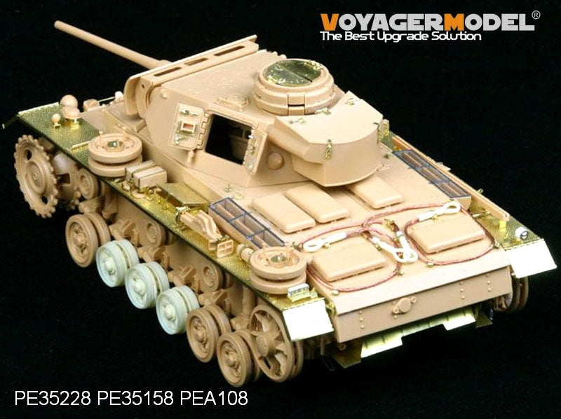 Maquette Voyager PE35228 WWII Pz.KPfw.III Ausf L pour TAMIYA 35215 1/35 – image 2