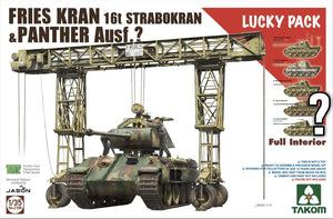 Takom 2108 FRIES KRAN 16t Strabokran, Production 1943/44 combinée avec Panther (avec intérieur complet) 1/35