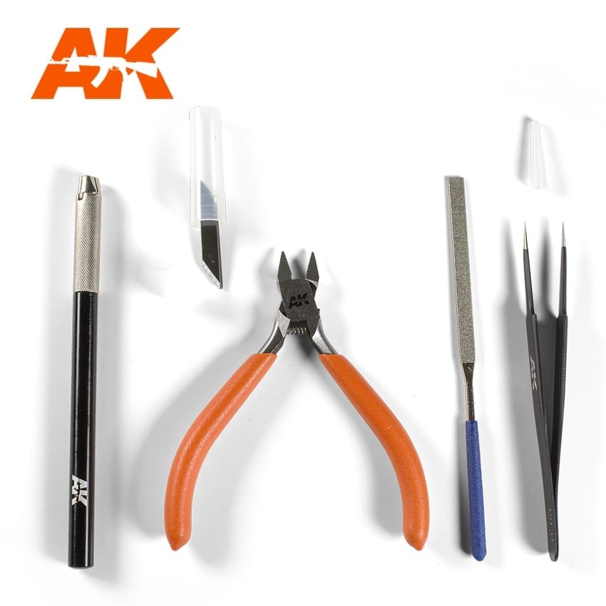 AK Interactive AK9013 ENSEMBLE D'OUTILS DE BASE 