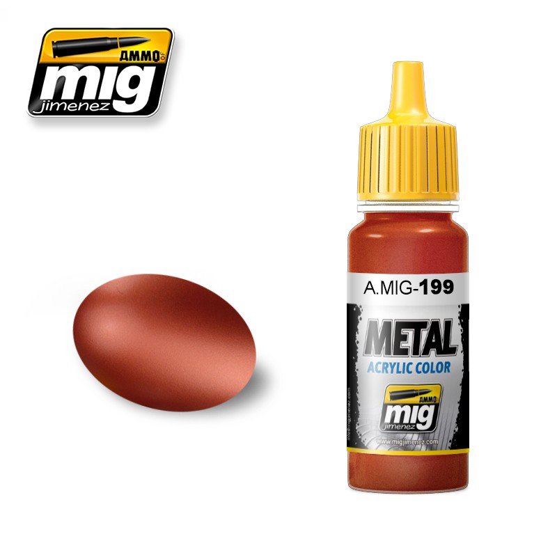 MUNITIONS de Mig Jimenez 0199 CUIVRE 17ml