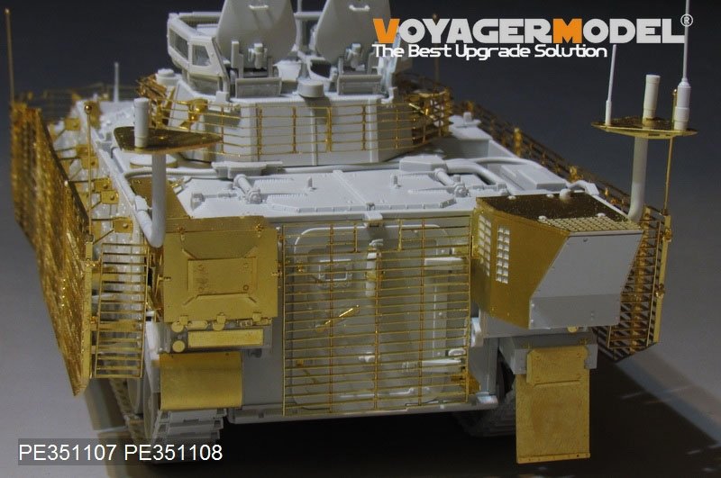 Kit de mise à niveau Voyager Model PE351108 pour FV510 Warrior TES(H) AIFV britannique moderne, blindage à lames, version 2011 (pour MENG SS-017), échelle 1/35  – immagine 3