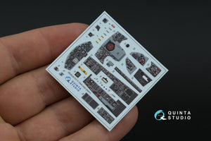 Intérieur coloré imprimé en 3D sur papier décalcomanie Quinta Studio QD32181 F-104S-ASA (Italeri) 1/32 – imagen 4