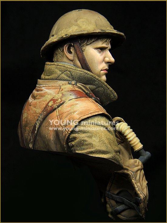Figurine Young Miniatures YM1875 Canonnier britannique LEWIS Première Guerre mondiale 1/10 – immagine 7