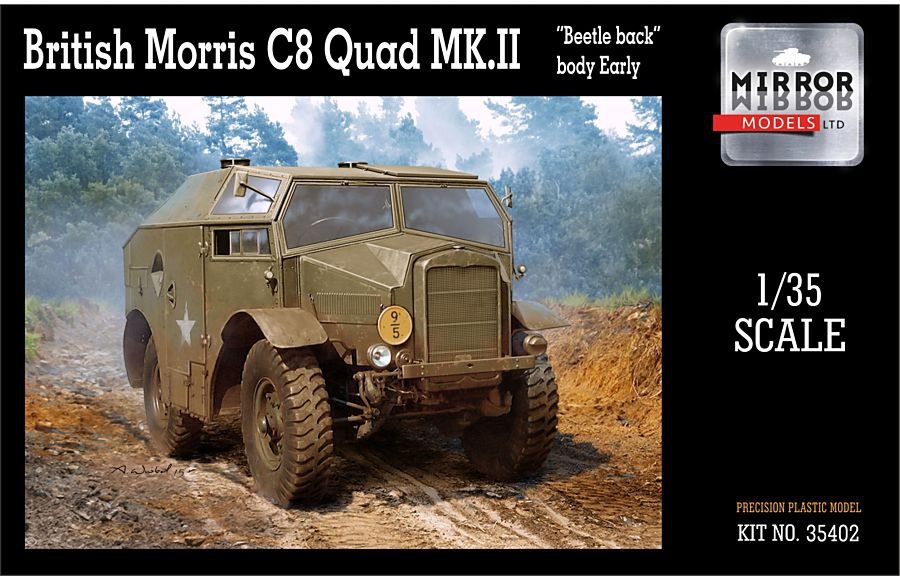 Mirror Models 35402 MORRIS C8 QUAD MK II BRITANNIQUE (1/35)