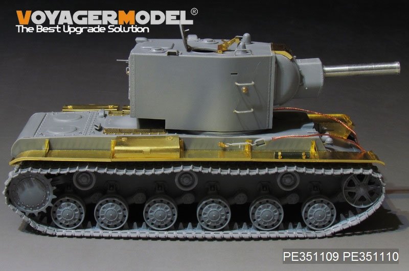 Kit de mise à niveau de base Voyager Model PE351109 pour KV-2 russe de la Seconde Guerre mondiale, compatible avec TRUMPETER au 1/35 – image 9