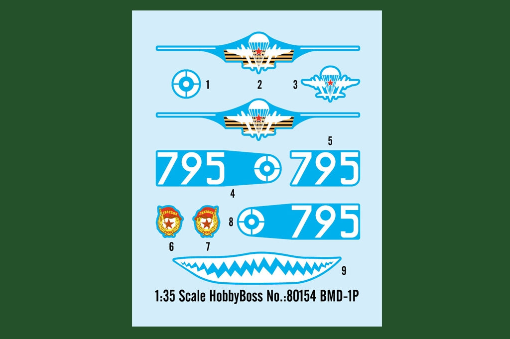 Hobby Boss 80154 BMD-1P 1/35 – immagine 3