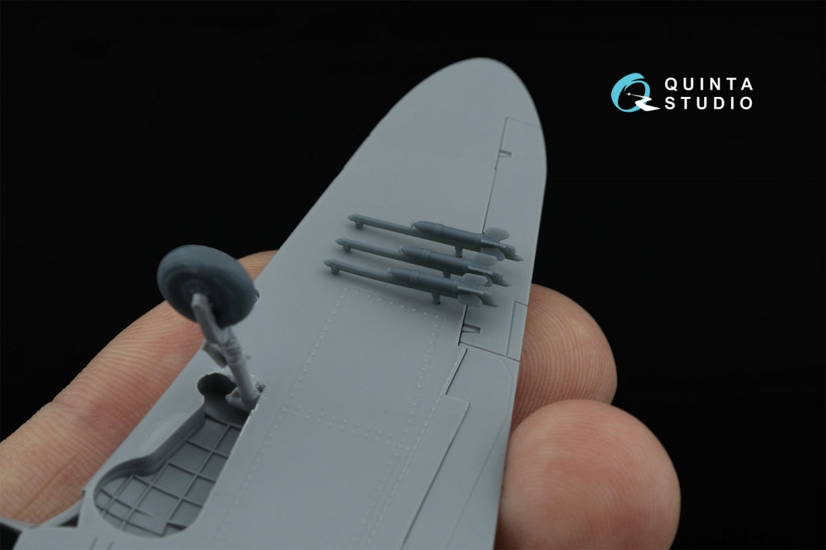 Quinta Studio QT72013 Roquettes RS-82 avec lanceurs RO-82, 10 pièces (tous kits) 1/72 – Bild 4