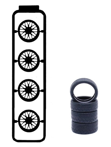Roue Fujimi 193601 19 BBS Roue 20 pouces 1/24 – image 3
