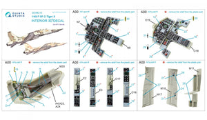 Intérieur imprimé en 3D et coloré sur papier décalcomanie Quinta Studio QD48210 F-5F-2 (AFV club) 1/48 – image 11