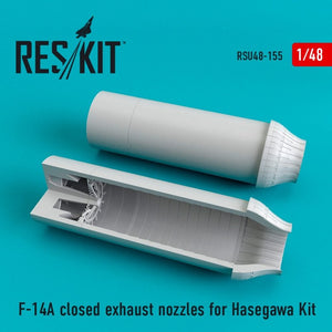 RESKIT RSU48-0155 Buses d&amp;#39;échappement fermées pour F-14A (kit Hasegawa 1/48)