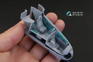 Intérieur imprimé en 3D et coloré sur papier décalcomanie Quinta Studio QD48155 Mi-24P (pour kit Zvezda) 1/48 – image 5