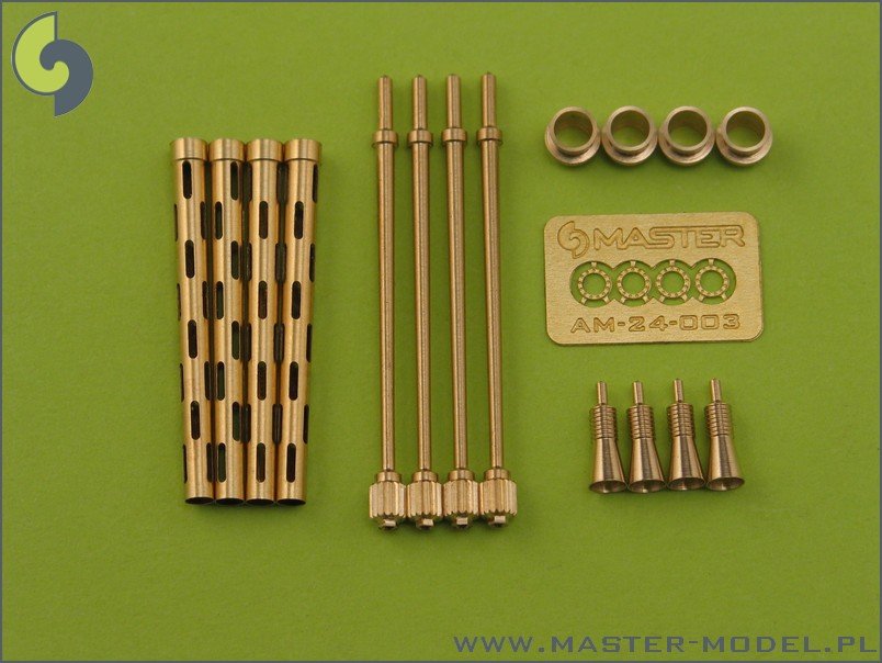 Master AM-24-001 British Mk 2 Browning calibre .303 (7,7 mm) (4 pièces) (1/24)