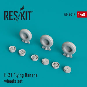 RESKIT RS48-0219 H-21 Jeu de roues Flying Banana 1/48