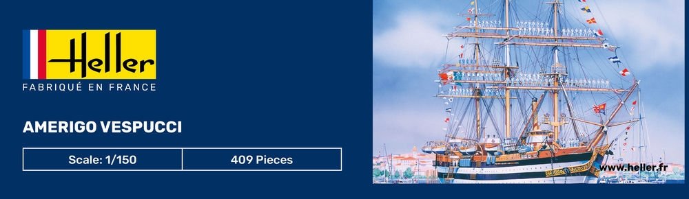 Heller 58807 Amerigo Vespucci - Kit de démarrage 1/150 – immagine 4