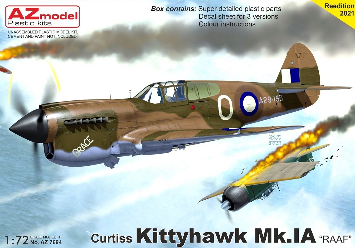 AZ Modèle AZ7694 Kittyhawk Mk.Ia « RAAF » 1/72