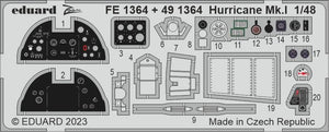 Eduard FE1364 Hurricane Mk. ET HOBBY BOSS 1/48