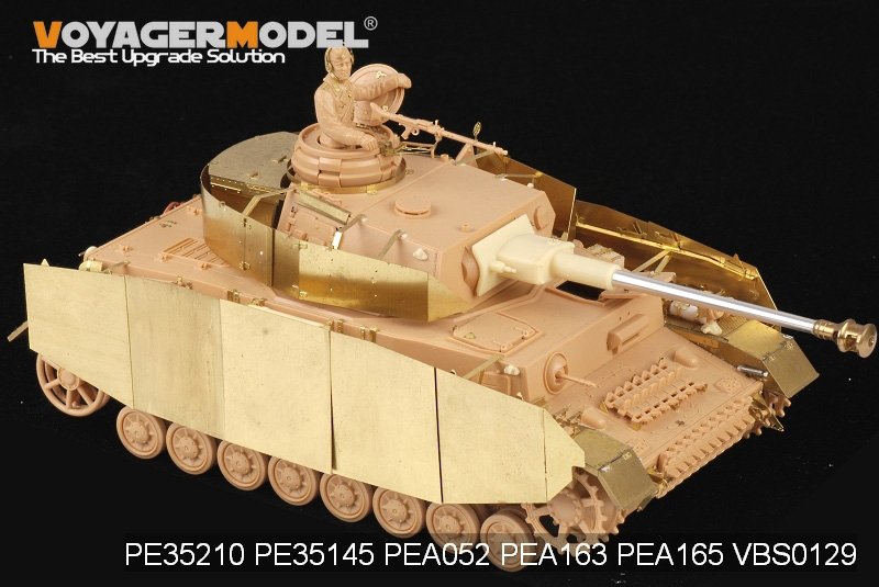 Maquette Voyager PE35210, char allemand Pz.Kpfw.IV Ausf.H de la Seconde Guerre mondiale pour Tamiya 35209, échelle 1/35 – immagine 4