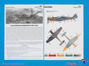 Maquette Wingsy D5-11 Chasseur allemand de la Seconde Guerre mondiale MESSERSCHMITT Bf 109 E-7 1/48 – immagine 11