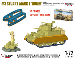 Mirage Hobby 720006 M3 Stuart Mk.I Honey Light Tank 1/72  – image 4