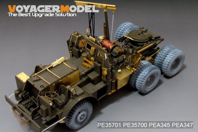 Intérieur de la cabine du véhicule de dépannage américain M26 de la Seconde Guerre mondiale, maquette Voyager PE35701 (pour TAMIYA 35230/35244), échelle 1/35 – image 2