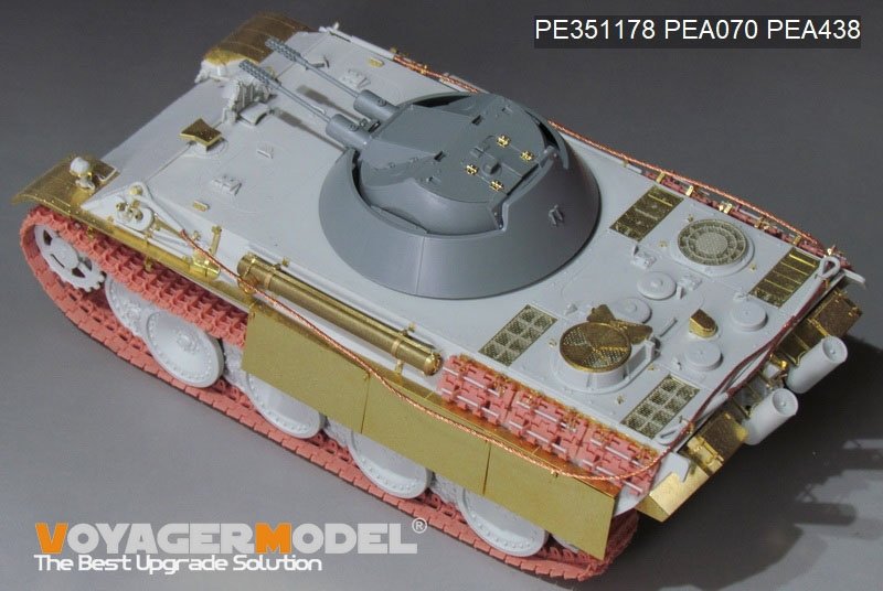 Voyager modèle PE351178 panthère allemande de la seconde guerre mondiale G 30mm Flakpanzer Kugelblitz (pour TAKOM 2150) 1/35 – Bild 4
