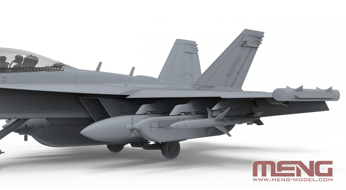 Meng LS-019 Boeing EA-18G Growler Avion d&amp;#39;attaque électronique Yellow Jackets 1/48 – image 3