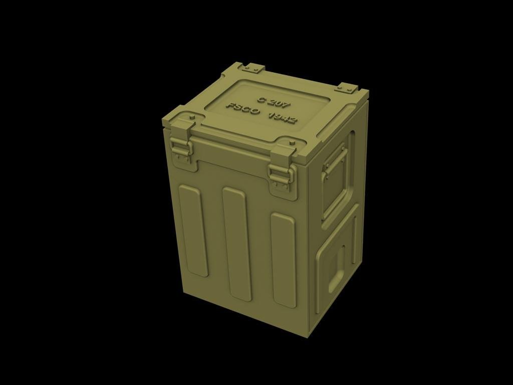 Panzer Art RE35-465 C207 Boîtes de munitions britanniques pour canon de 2 livres au 1/35