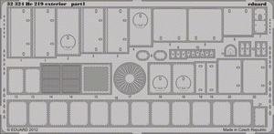 Eduard 32324 He 219 extérieur 1/32 Revell