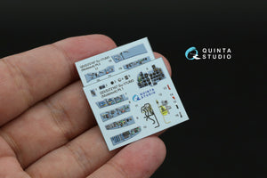 Quinta Studio QDS-72167 Su-17UM3 3D-Printed &amp;amp; coloured Interior on decal paper (Modelsvit) (small version) 1/72 – zdjęcie 5