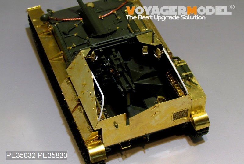 Garde-boues pour canon automoteur russe SU-76 de la Seconde Guerre mondiale, modèle Voyager PE35833 (pour TAMIYA 35349), échelle 1/35 – image 3