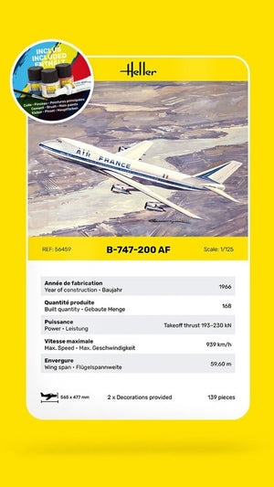 Heller 56459 Kit de démarrage - B-747-200 AF 1/125 – immagine 6