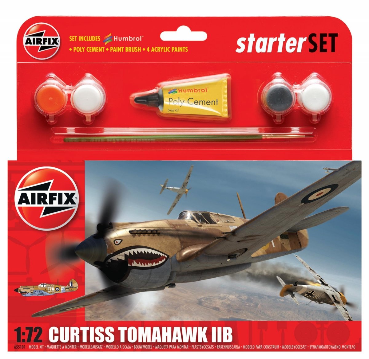 Maquette Airfix 55101 Curtiss Tomahawk IIB