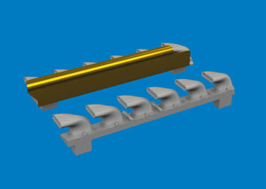 Eduard 672406 Bf 109G-6 Échappements (IMPRESSION) Tamiya 1/72 – immagine 2