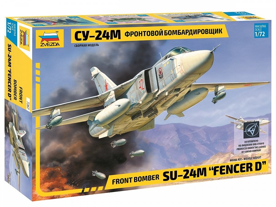 Zvezda 7267 Sukhoi SU-24M "Fencer-D" 1/72