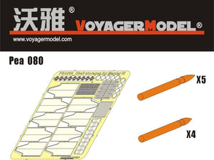 Voyager modèle PEA080 munitions et étagères 75 mm pour Marder III Ausf M /Marder III Ausf H (pour tous) 1/35