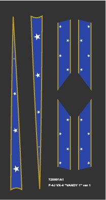 HobbyDecal AL72001V1 F-4J VX-4 Vandy1 Black Bunny Octobre 1972 1/72 – image 6