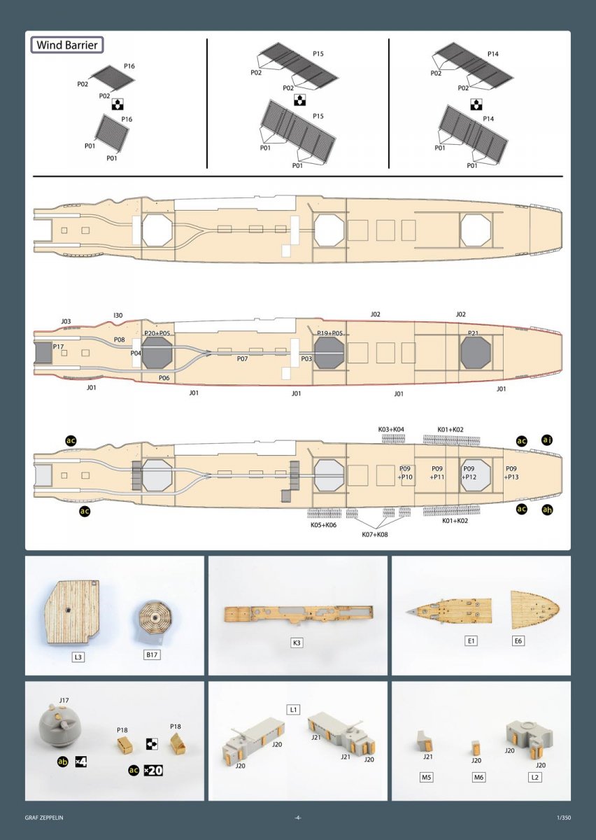 MK1 Design MD-35028 DKM Graf Zeppelin DX 1/350 – immagine 17
