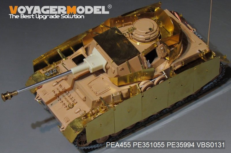 Voyager modèle PEA455 Panzer allemand de la seconde guerre mondiale.IV Ausf.H première version Schurzen (GP) 1/35 – Bild 5