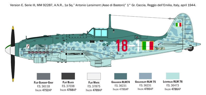 Italeri 2519 Macchi C.205 Veltro 1/32 – image 16