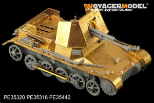Maquette Voyager PE35440, canon de base allemand PaK(t) Panzerjäger I de 47 mm de la Seconde Guerre mondiale pour DRAGON 6230 au 1/35 – image 4