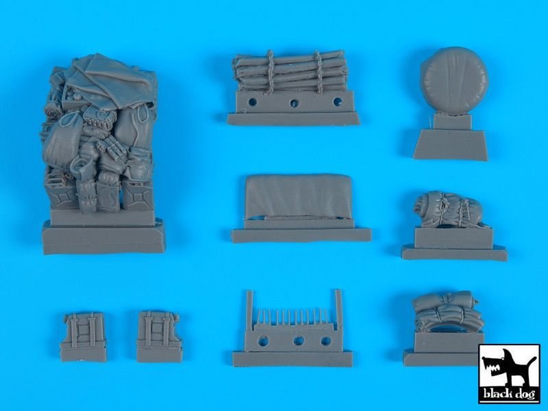 Ensemble d&amp;#39;accessoires Black Dog T35219 Kübelwagen Africa Corps au 1/35 – image 6