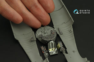 Intérieur imprimé en 3D et coloré sur papier décalcomanie Quinta Studio QD48367 F4U-1A (Magic Factory) 1/48 – immagine 6