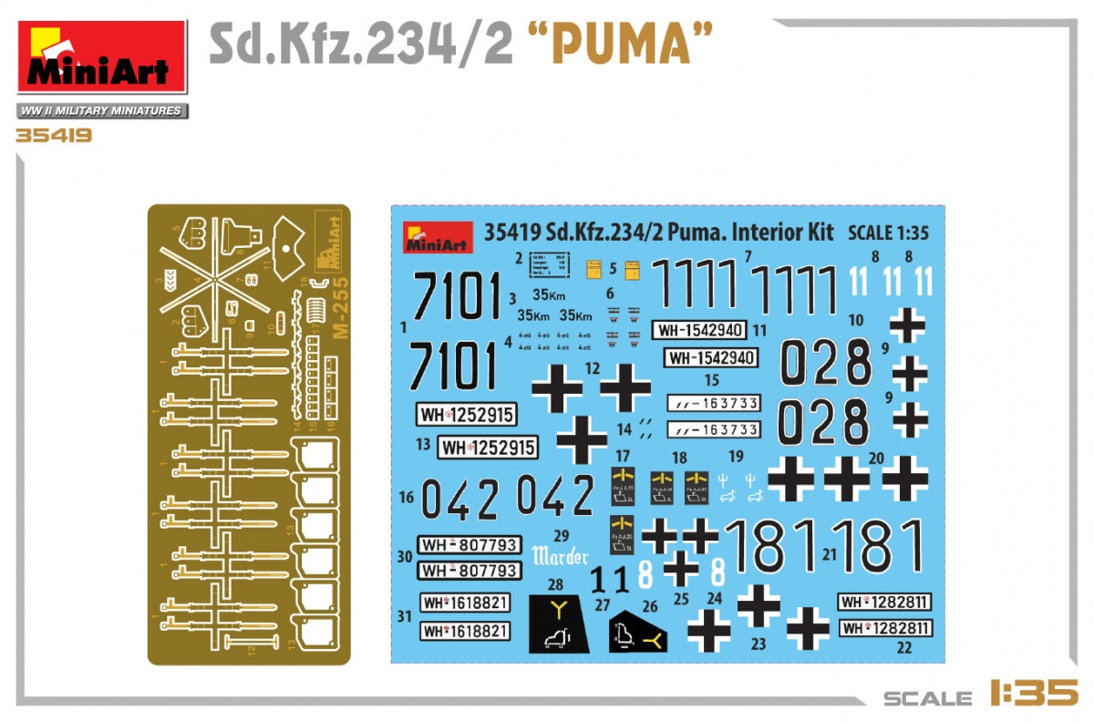 MiniArt 35419 SD.KFZ.234/2 PUMA 1/35 – immagine 2