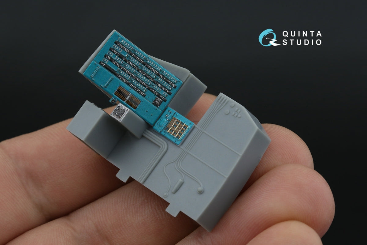 Intérieur imprimé en 3D et coloré sur papier décalcomanie Quinta Studio QD48570 Mi-24A (Trumpeter) 1/48 – Bild 11