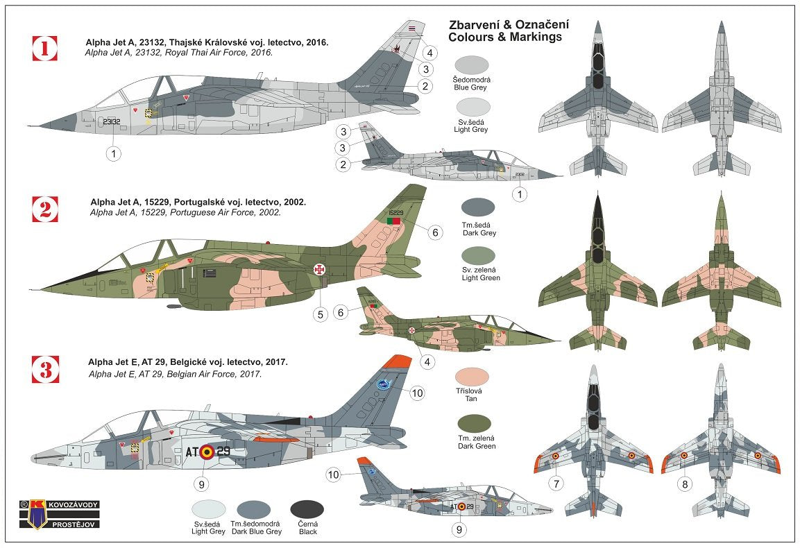 Kovozavody Prostejov KPM0268 Alpha Jet A/E &amp;quot;International&amp;quot; 1/72 – image 2