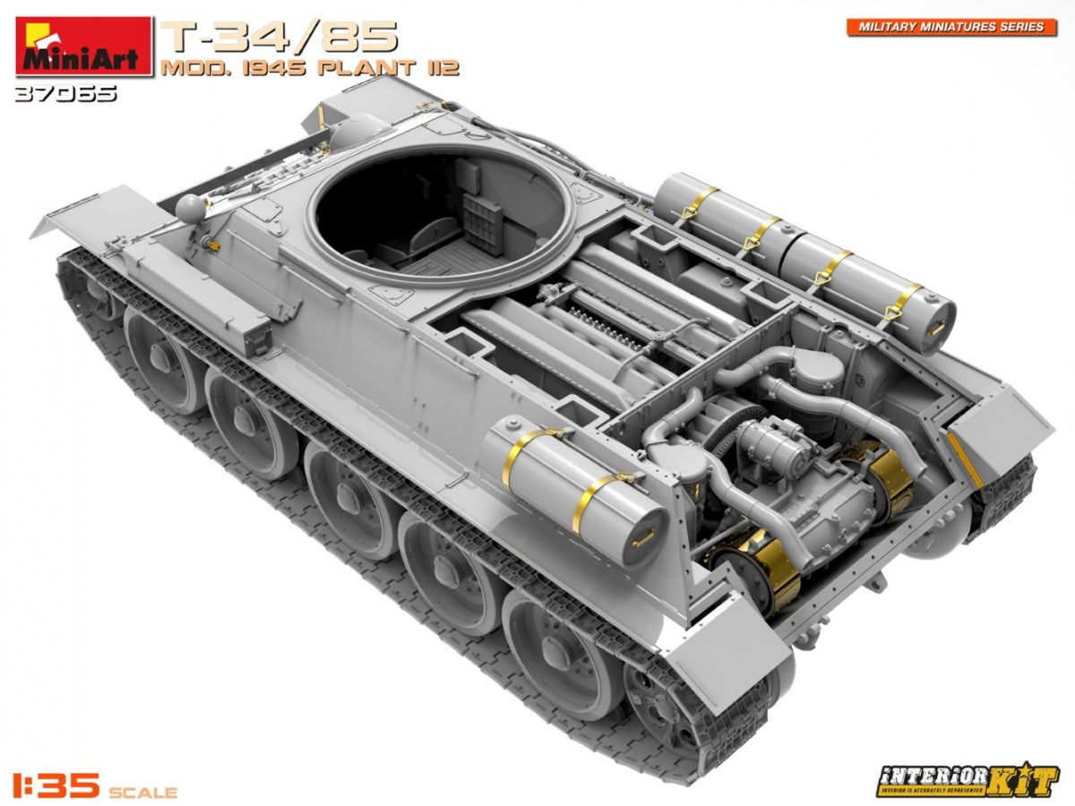 MiniArt 37065 T-34/85 MOD. 1945. USINE 112. KIT INTÉRIEUR 1/35 – image 8
