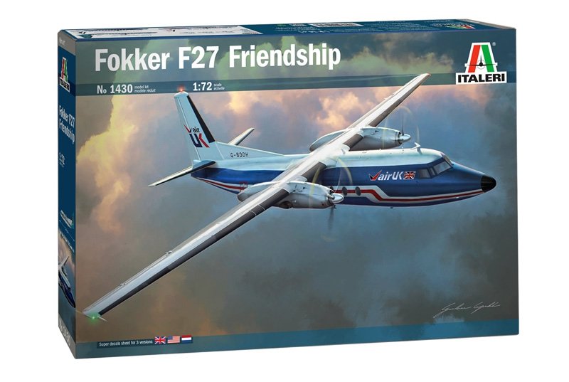 Italeri 1430 Fokker F27 Amitié 1/72