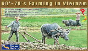 Gecko Models 35GM0107 Agriculture au Vietnam dans les années 60-70, échelle 1/35