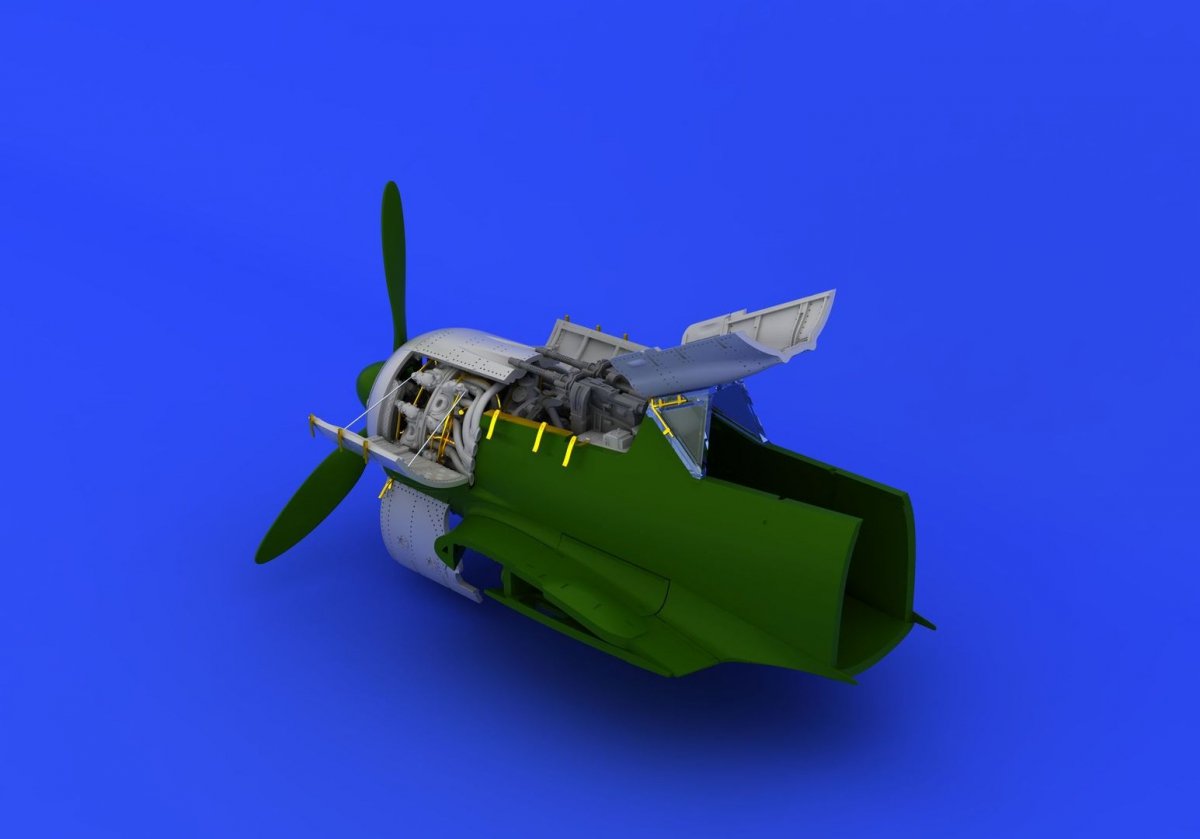Eduard 672088 Fw 190A-8 moteur et canons de fuselage 1/72 (EDUARD) – image 2