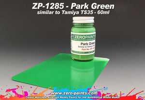 Peinture Zero Paints ZP-1285 Vert Parc - Similaire à TS35 60 ml